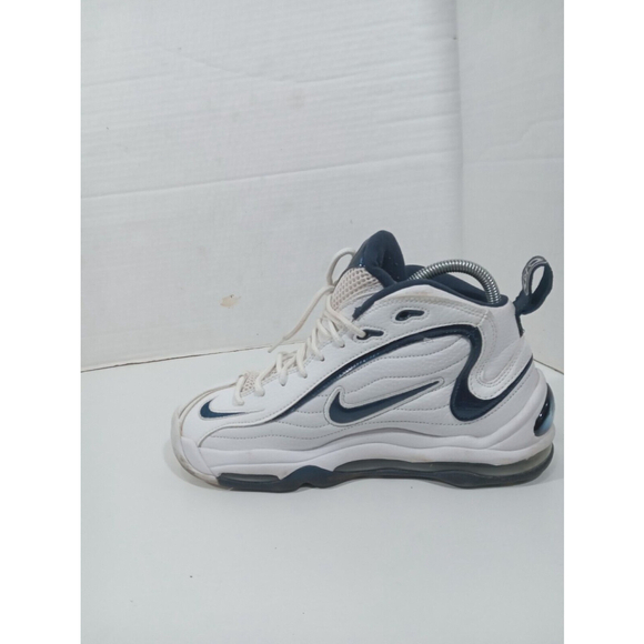 Nike Mens Air Total Max Uptempo Men 9 White Navy Shoes Sneakers SCZ2198-100 - Picture 10 of 16